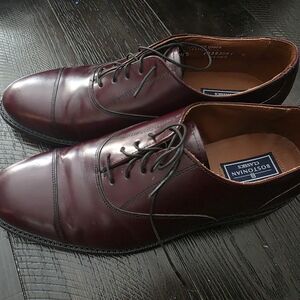 Bostonian Men's Burgundy Leather Oxford Shoes